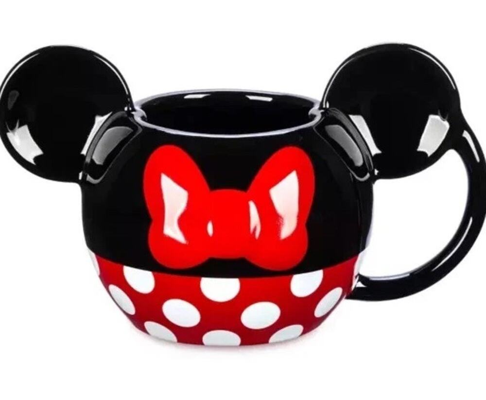Disney Minnie Mouse Icon Signature 23oz Ceramic Coffee Mug - Brand New